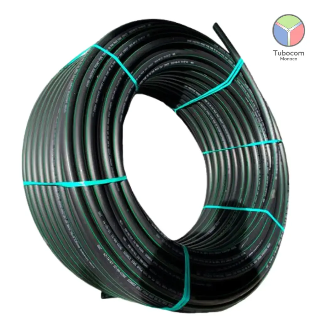 Tube PEHD Télécom D40x3,5 – Monotube – Ligne verte – Touret 2400 m